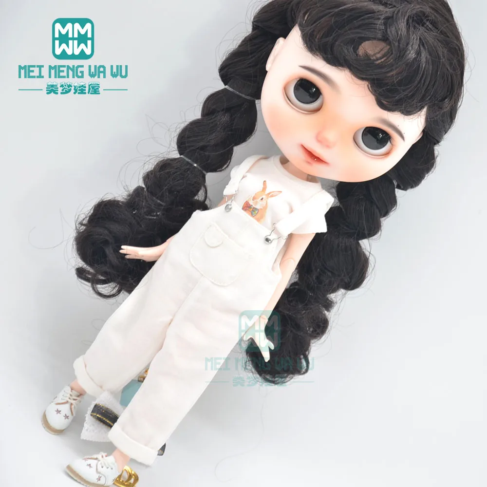 Blyth Doll Clothes fashion plaid shirt mini skirt for Azone doll accessories