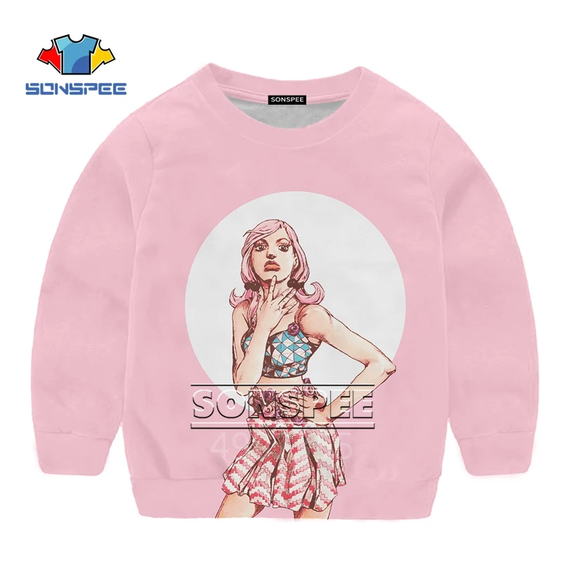 SONSPEE JO adventure/Детский свитшот с 3D принтом для мальчиков и девочек; детская одежда для подростков; топы с длинными рукавами; modis SW117 - Цвет: 7
