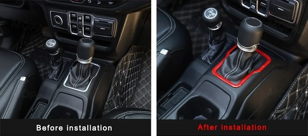 MOPAI воротники переключения передач для Jeep Wrangler JL Автомобильная панель переключения передач декоративная крышка для Jeep JL Wrangler автомобильные аксессуары
