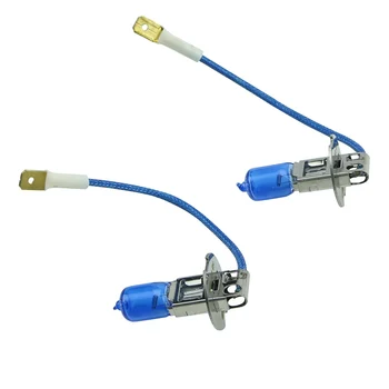 

2pcs H3 12V 55W White Halogen Head Light Replacement Bulb Lamp For Auto Car