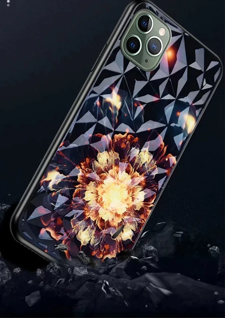 3D стереоскопический блестящий чехол с цветами и бриллиантами для Iphone 11 Pro Max XR XS X 8 7 6, твердый ПК акриловый+ ТПУ Роскошный 100 шт