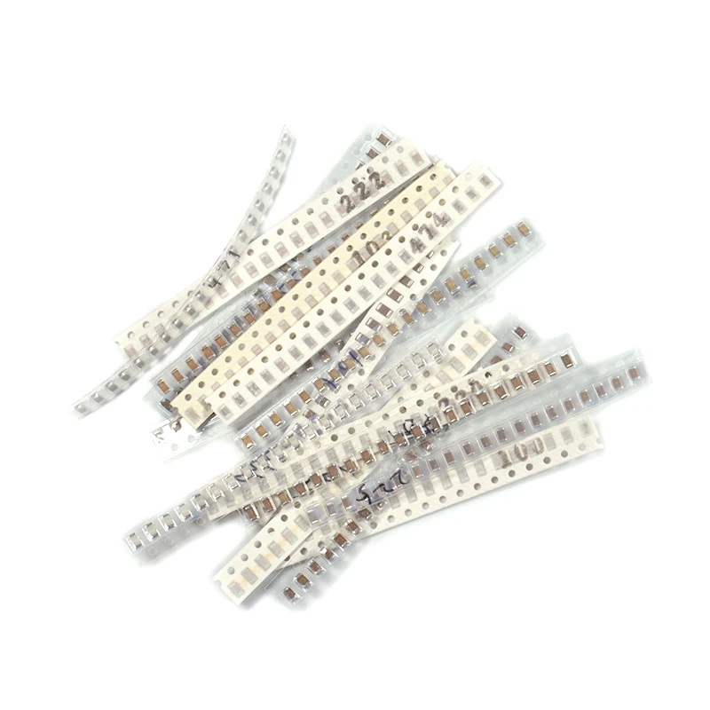 16values*20pcs=320pcs 1206 SMD Capacitor assorted kit 10pF~22uF component diy samples kit new and original