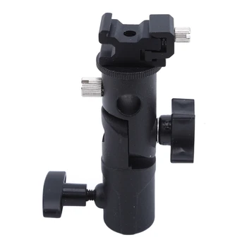 

Rack Metal Flash Bracket Universal Hot Shoe Speedlight Umbrella Holder Screw Mount Swivel Adapter Light Stand