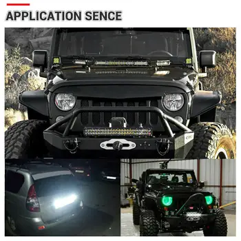 

Beam LED Light Bar Lamp Waterproof Parts 6000K 20 inches White Accessories