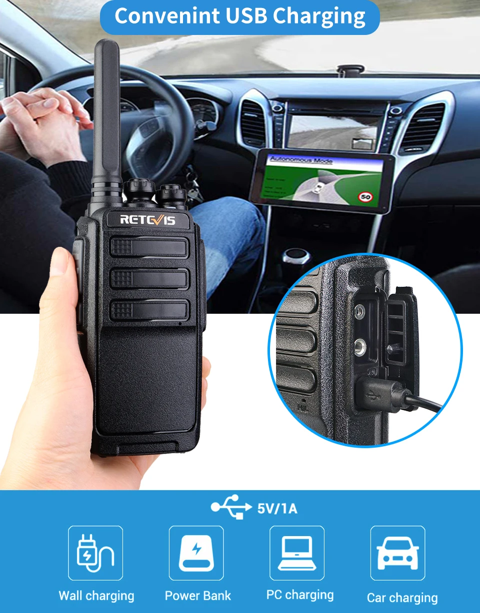 10 шт. RETEVIS RT28 портативная рация VOX Hands-free CTCSS/DCS usb зарядка UHF частота портативный 2 способ радио Comunicador