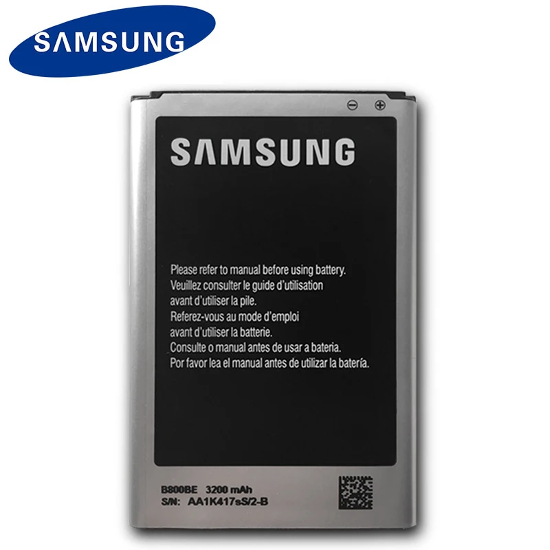 Аккумулятор samsung B800BE для Galaxy Note 3 N900 N9006 N9005 N9000 N900A N900T N900P 3200 мАч с NFC батареей для мобильного телефона