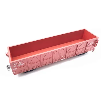 

1:87 HO Scale Sand Table C64k Gondola Car Open Freight Car Model For Children Kids Educational Toys Birthday Gift - Red Black