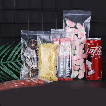 

Length Slender Zipper Lock Seal Width Long Packaging Self Plastic Bag Reseal PE Food Phone Disposable Sample Component Gift