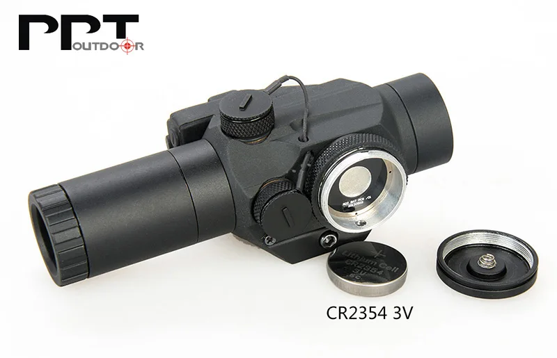 Venda Quente Tático 2 Moa Red Dot Sight Scope Airsoft Caça Picatinny Ferroviário Pp2-0053 Ppt 1x25mm 9 red dot sight red dot scope airsoft