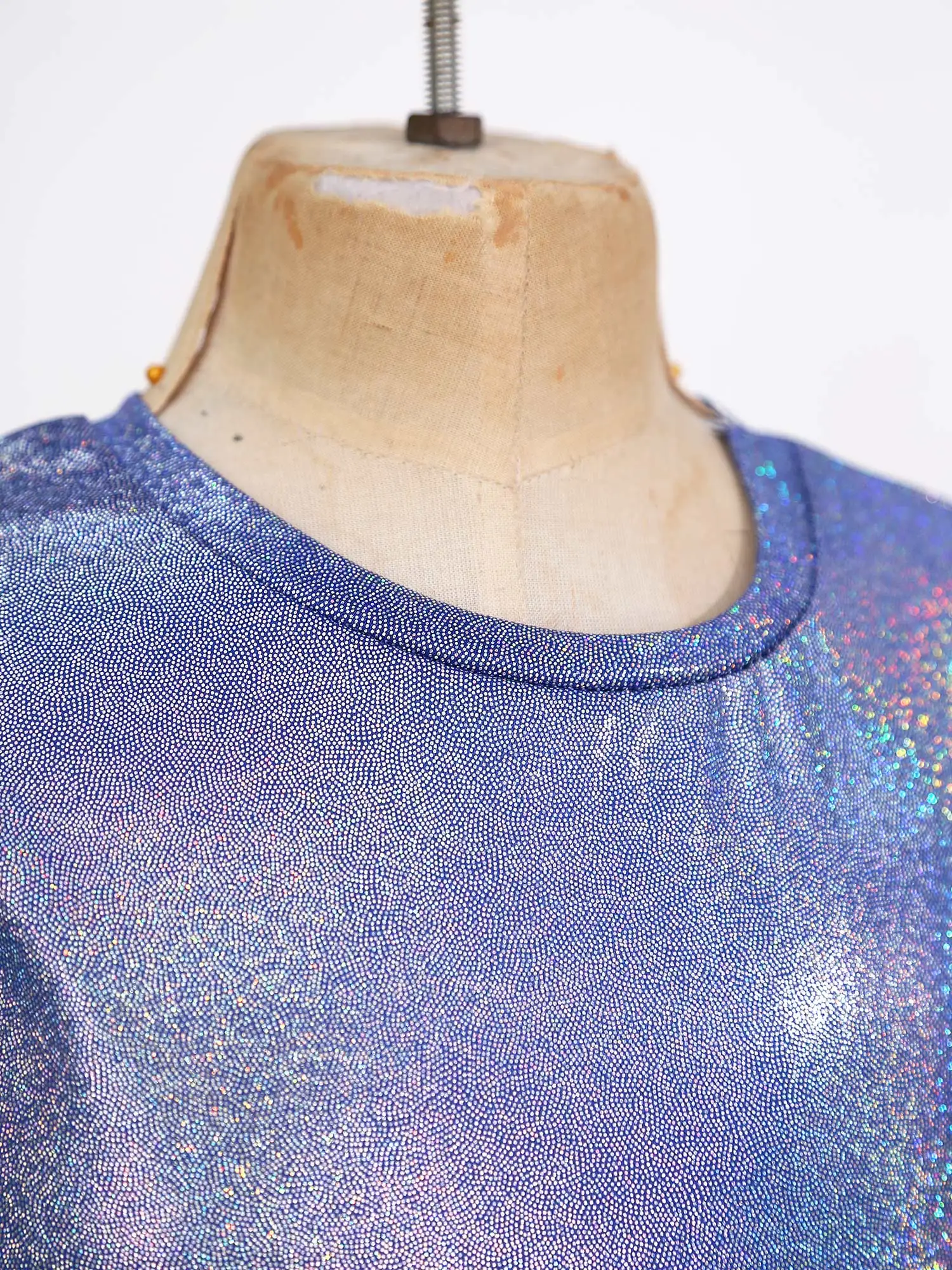 Kids Boys Girls Modern Jazz Dance Tops Fashion Metallic Shiny T-shirts Top Hip Hop Street Dancing Stage Performance Dancewear
