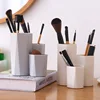 Cosmetic Brush Holder 3 Lattices Makeup Organizer Eyebrow Pencil Makeup Brush Storage Box Pen Container Polish Nail Brush Holder 3