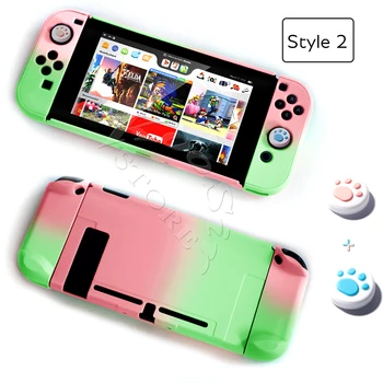 

for Nintendo Switch Console Cute Case Joycon Shell Nintendoswitch Protective Cover Pink Skin for Nintend Switch Game Accessories