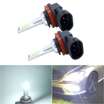 

2x H7 H8 H11 9006 HB4 H1 H3 LED Fog Light Bulb 3030 Chips Car LED Daytime Running Light 6000K White DRL LED Fog Lamp 12V 24V