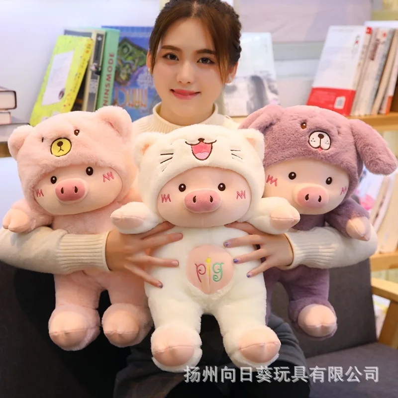 

New Style Cartoon Cute Rabbit Fur Hat Pigskin Plush Toys to Send His Girlfriend Birthday Gift Children Gift