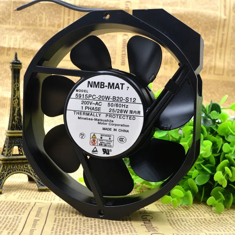 

Free Delivery.- 20 w - the B20-5915 PC speed 12, 17238, 200 v full metal jacket blades Resistance to high temperature fan