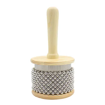 

Pop Wooden Cabasa Shaker Hand Percussion Instrument Medium Size