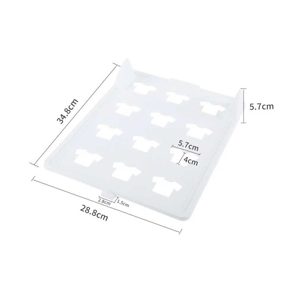 10 шт. рубашка Складная доска прозрачная прочная пластиковая футболка Папка Одежда свитер Прачечная флипфолд гардероб Органайзер