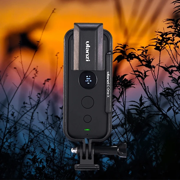 Ulanzi пластиковый защитный чехол рамка для Insta 360 One X Корпус клетка с крышкой объектива камеры комплект адаптеров для экшн-камеры