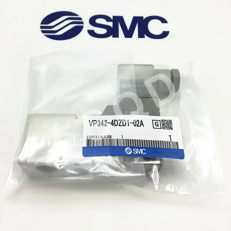 VP342-4DZD1-02A SMC соленоидный резиновый клапан уплотнение 3 порта/Пилот Poppet тип Корпус порт ed/одиночный блок VP VP300 серия пневматический