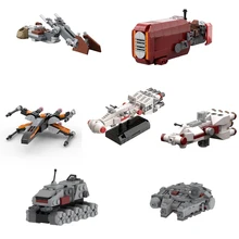 

Moc Space War Spaceship Series Classic Movie Building Blocks Assembled Model Military Weapon Battleship Ship Battle Boy Toy Gift