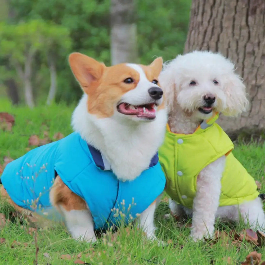 Pretty Dog Sleeveless Tops Outfit Clothes Pet Coat Easy wearing Keep WarmthDog Coats & Jackets