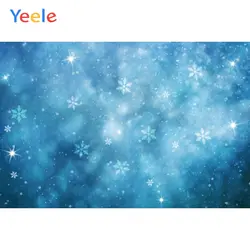 Yeele Рождество Зима снег снежинка фон детский портрет Виниловый фон для фотостудии Фотофон