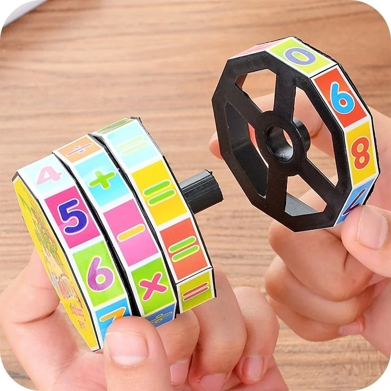 2 шт. волшебный часы-кольцо с крышкой игрушки для Для детей Математика цифр игрушки Magic cube игра-головоломка