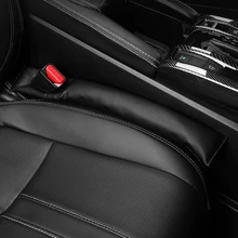 Przestrzeń obok siedzenia samochodowego wypełniacz uniwersalny miękki szczelny wyściółka PU skóra szczelna podkładka podkładka Spacer akcesoria dekoracyjne Car Styling tanie tanio CN (pochodzenie) Seat Gap Filler 45cm PU Leather Listwy do auta 0 06kg 2021 Car Accessories Interior Seat Gap Padding Seat Leakproof Pads