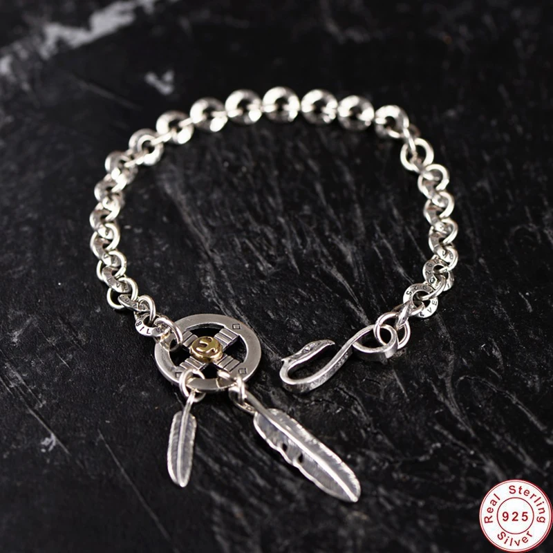 Браслеты с подвесками для мужчин и женщин кольцевые украшения в виде Орлиного