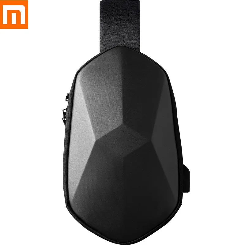 

Xiaomi mijia BEABORN polyhedron PU Backpack Bag Waterproof Colorful Leisure Sports Chest Pack Bags For Mens Women Travel Camping