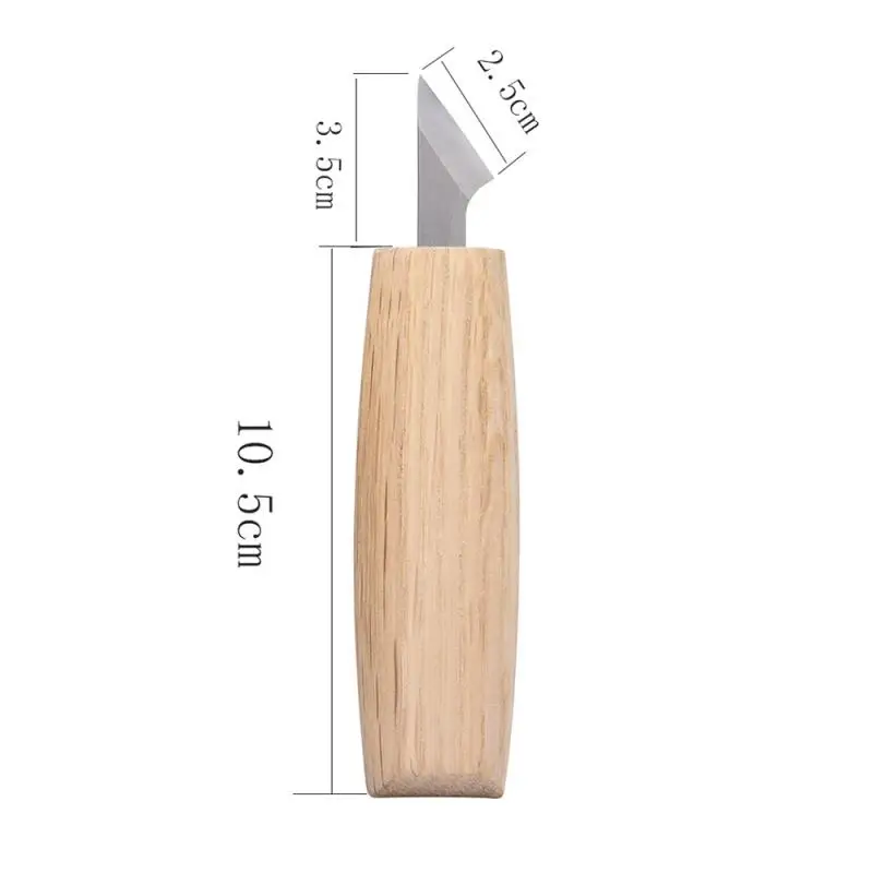 7Pcs/lot Wood Carving Knife Chisel Woodworking Cutter Woodcarving Cutter Hand Tool Set High Strength Hooked Whittling Cutter