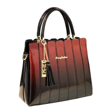 ICEV, роскошная женская сумка, дизайнерская, брендовая, женская кожаная сумка, большая вместительность, со вставками, лакированная кожа, женские сумки на плечо