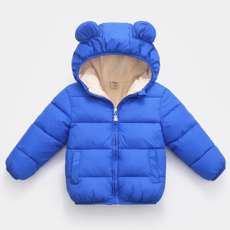 COOTELILI Velvet Winter Children's Parkas Kids Jackets For Girls Boys Coat Warm Thick Fleece Baby Outerwear Infant Overcoat (6)