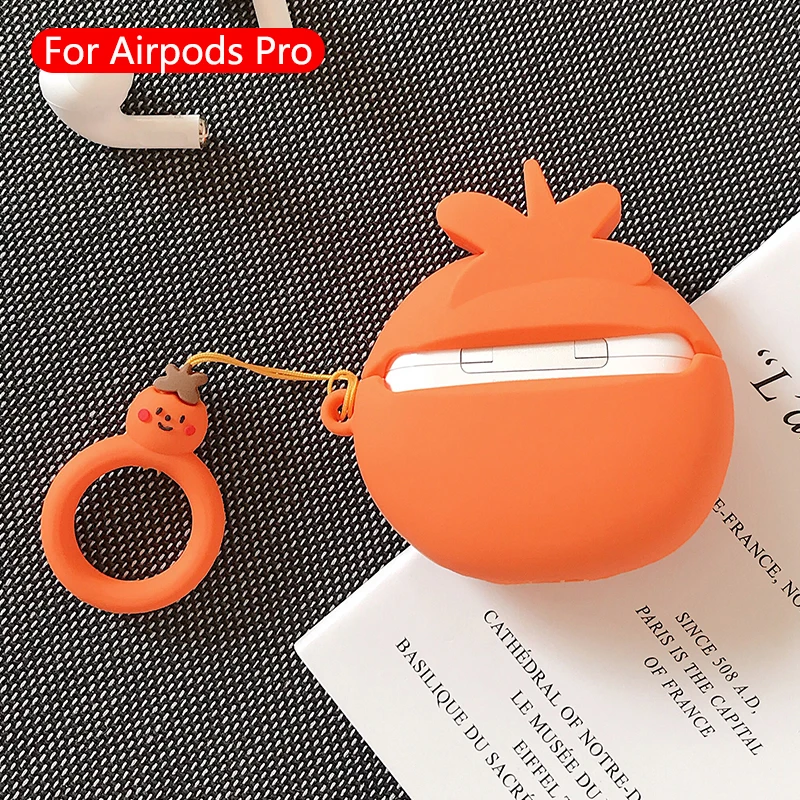 Милый мультяшный беспроводной чехол для гарнитуры Bluetooth для Apple Airpods pro, силиконовый чехол для наушников s для Airpods 1 2, защитный чехол