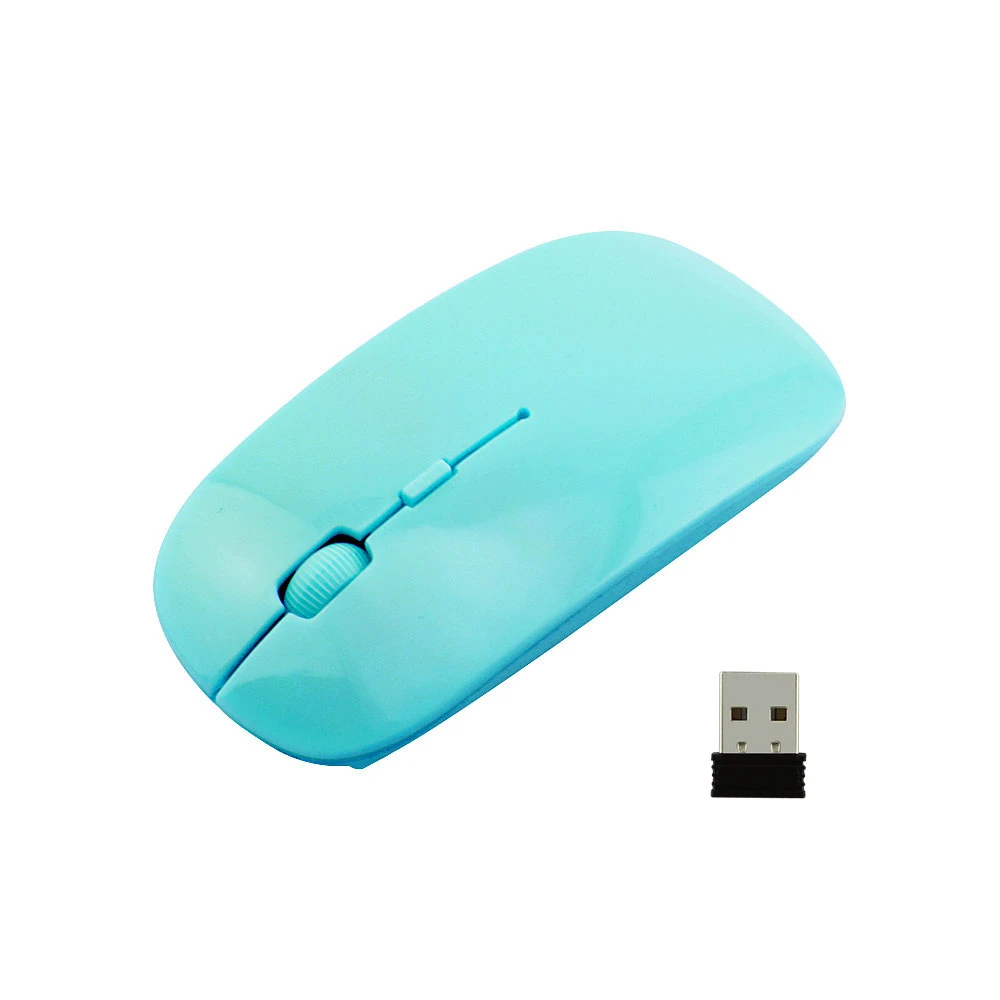 Беспроводная мышь, оптическая компьютерная мышь, эргономичная USB Mause, 1600 dpi, портативная ультра тонкая розовая Милая мышь для девочек, для ПК, ноутбука