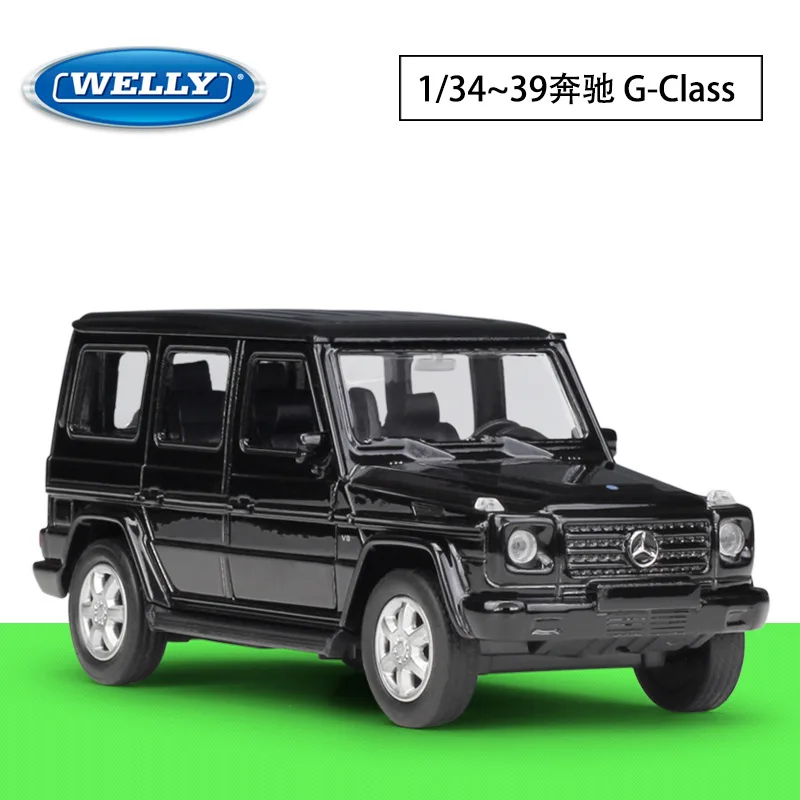 WELLY Welly 1: 36 Mercedes G Класс SUV модель сплава Модель автомобиля Вытяните назад автомобиль