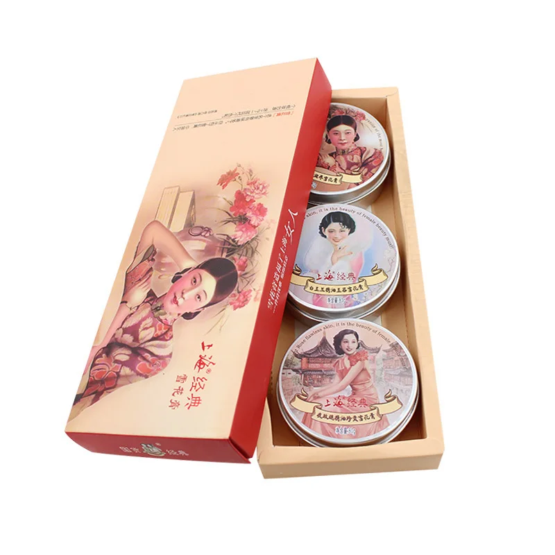 Shanghai lady крем Snow 80 мл * 3 шт/коробка уход за лицом или руками cremas blanqueadoras de dia y noche crema