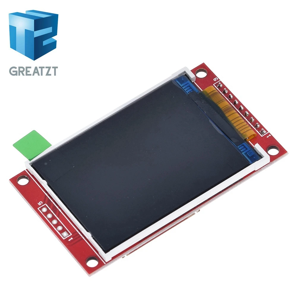 Умная электроника 2 дюймов 240*320 точек SPI TFT LCD Серийный порт Модуль дисплей ILI9341 5 V/3 3