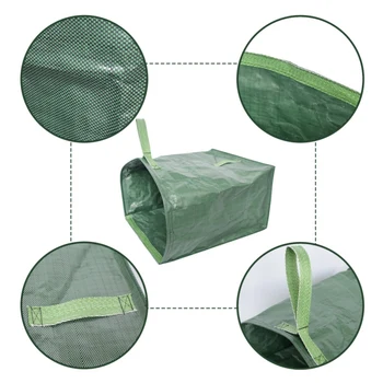 

Outdoor Garbage Storage Bag, Garden Leaf Garbage Bag Garden Waste Bag Green
