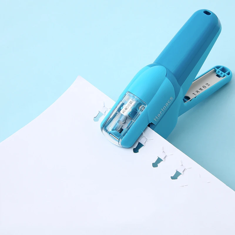 1Pc KOKUYO Needleless Stapler SLN-MSH110 Harinacs Handheld Labor-saving Stapler Can Staple 10 Sheets