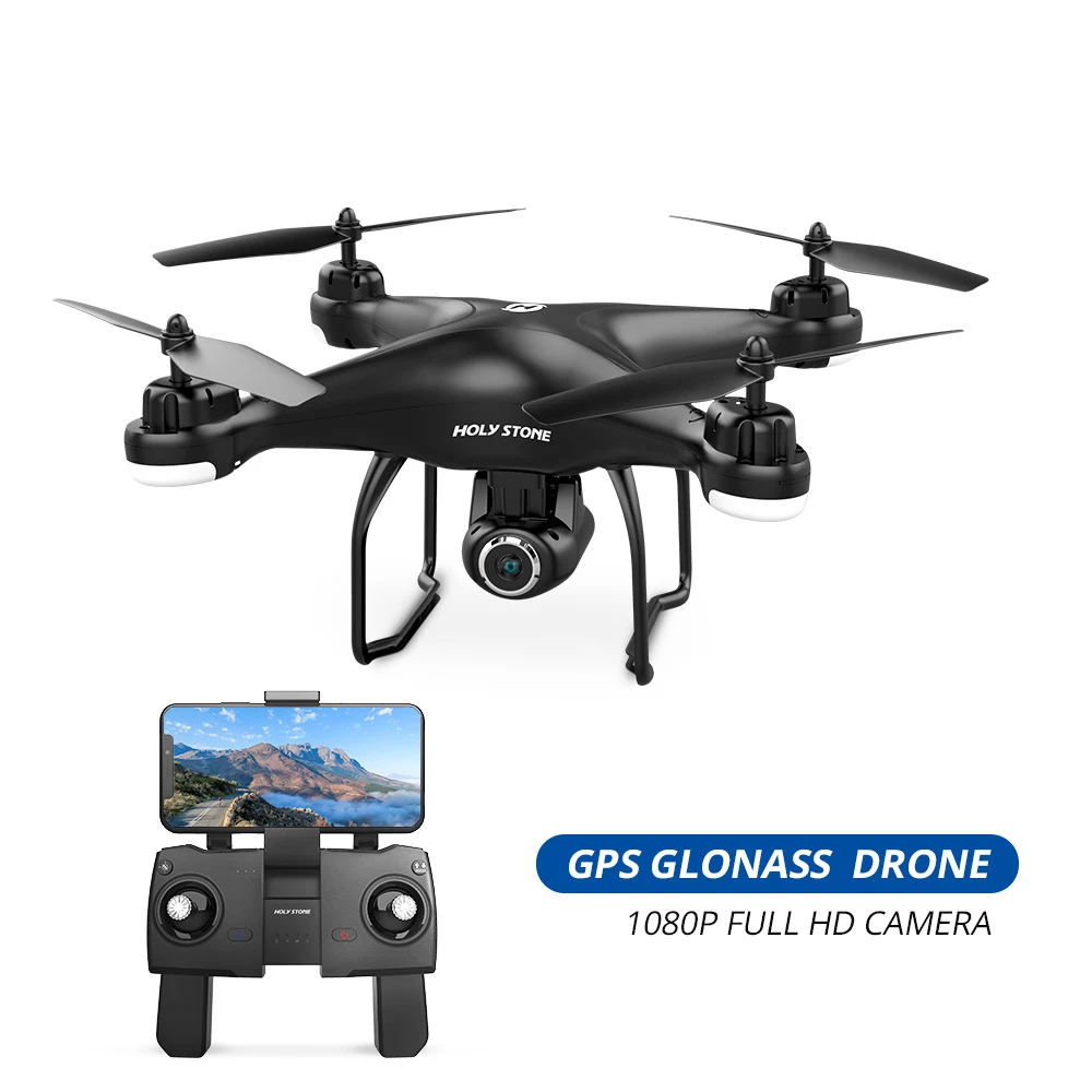 

HS120D GPS Drone FPV 1080p HD Camera Profissional Wifi RC Drones Selfie Follow Me Quadcopter GPS Glonass Quadrocopter