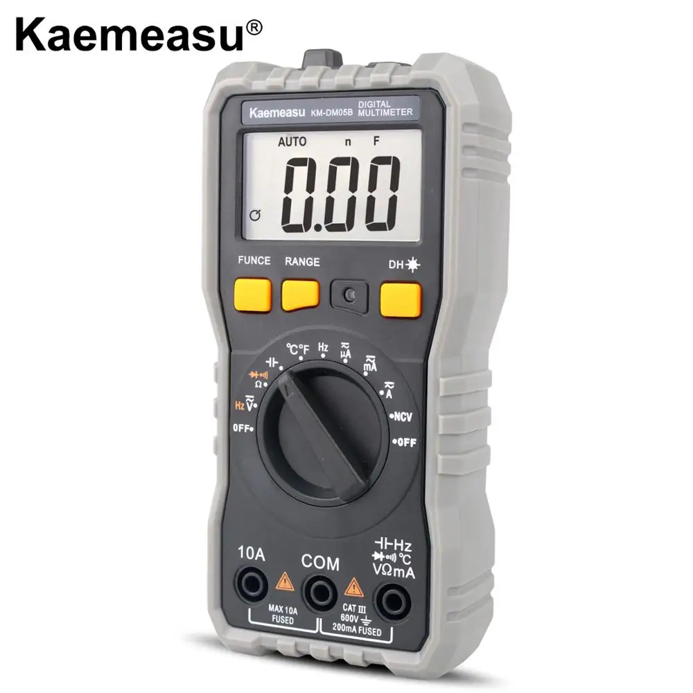

Mini Digital Multimeter DC/AC Resistance Capacitance High Precision Electrician Universal Meter Repair Tool With Temperature