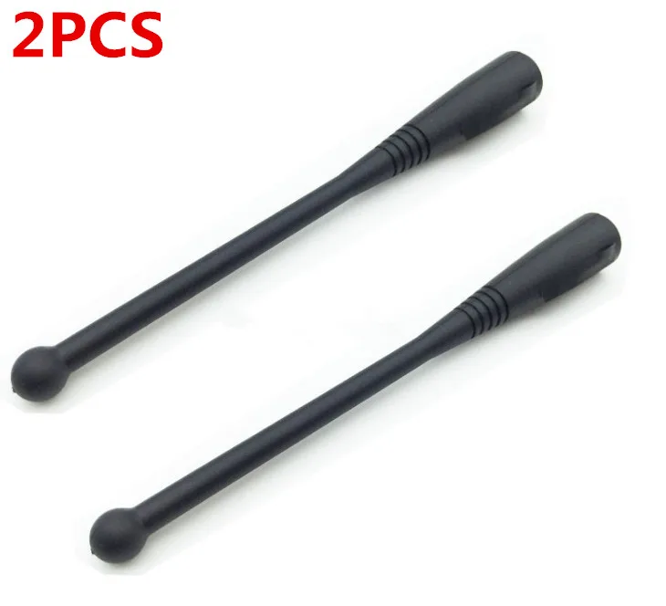 Комплект из 2 предметов для Moto xts3000/5000/2500 mts2000 ht1000mtx838 иди и болтай walkie talkie антенна УКВ внешняя антенна - Цвет: Черный