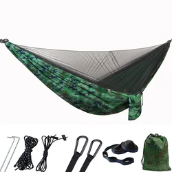 Hamac de Camping, filet anti moustiques, ouverture automatique et rapide, maille en Nylon, pour l'extérieur 