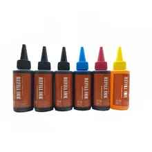 Универсальный краситель совместимый заправка чернил комплект для-epson Все струйный принтер для-epson выделенный цвет черный СНПЧ картридж чернил