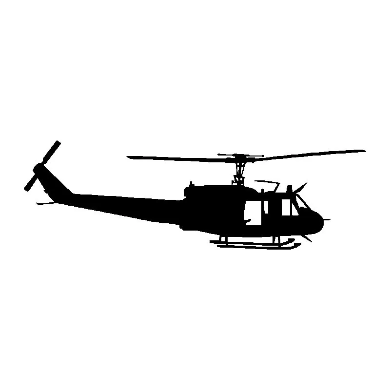 

Small Solemn Helicopter Battle Unparalleled PVC Car Stickers for Car Window Bumper Trunk Auto Laptop Car Decoration PVC18*6cm