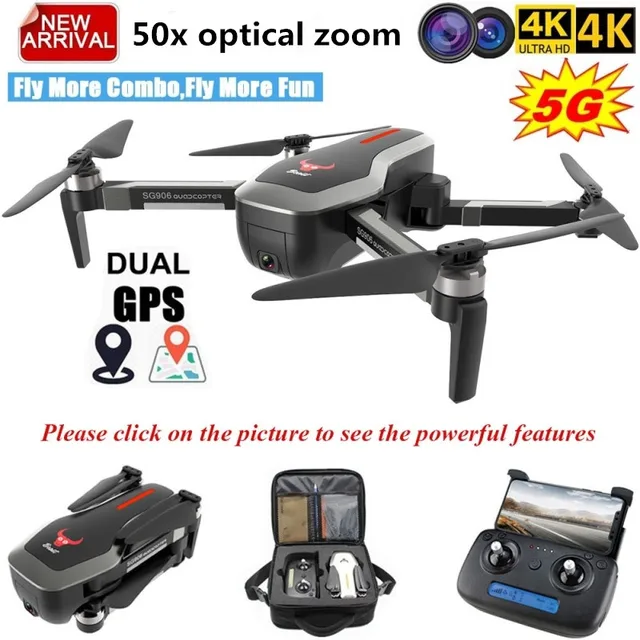 $US $139.99 Profession Dual GPS Drone 4K HD Camera 5G WIFI FPV Selfie 50x zoom Foldable RC Drone Foldable Quadc