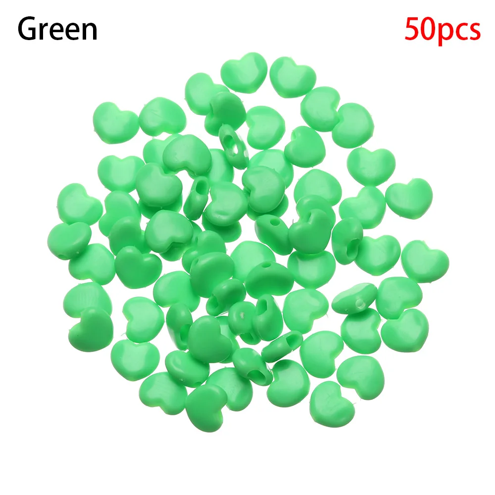 50PCS Colorful Love Heart Shape Silicone Cord Locks Adjustable Mask Drawstrings Toggles Non Slip Stopper Lanyard Buckle Tools