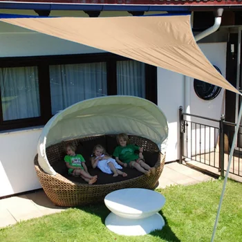 

3*3*3 Waterproof Triangle Awning Shade Sail Sun Outdoor Sun Shelter Shade Sail Garden Patio Pool Camping Picnic Tent