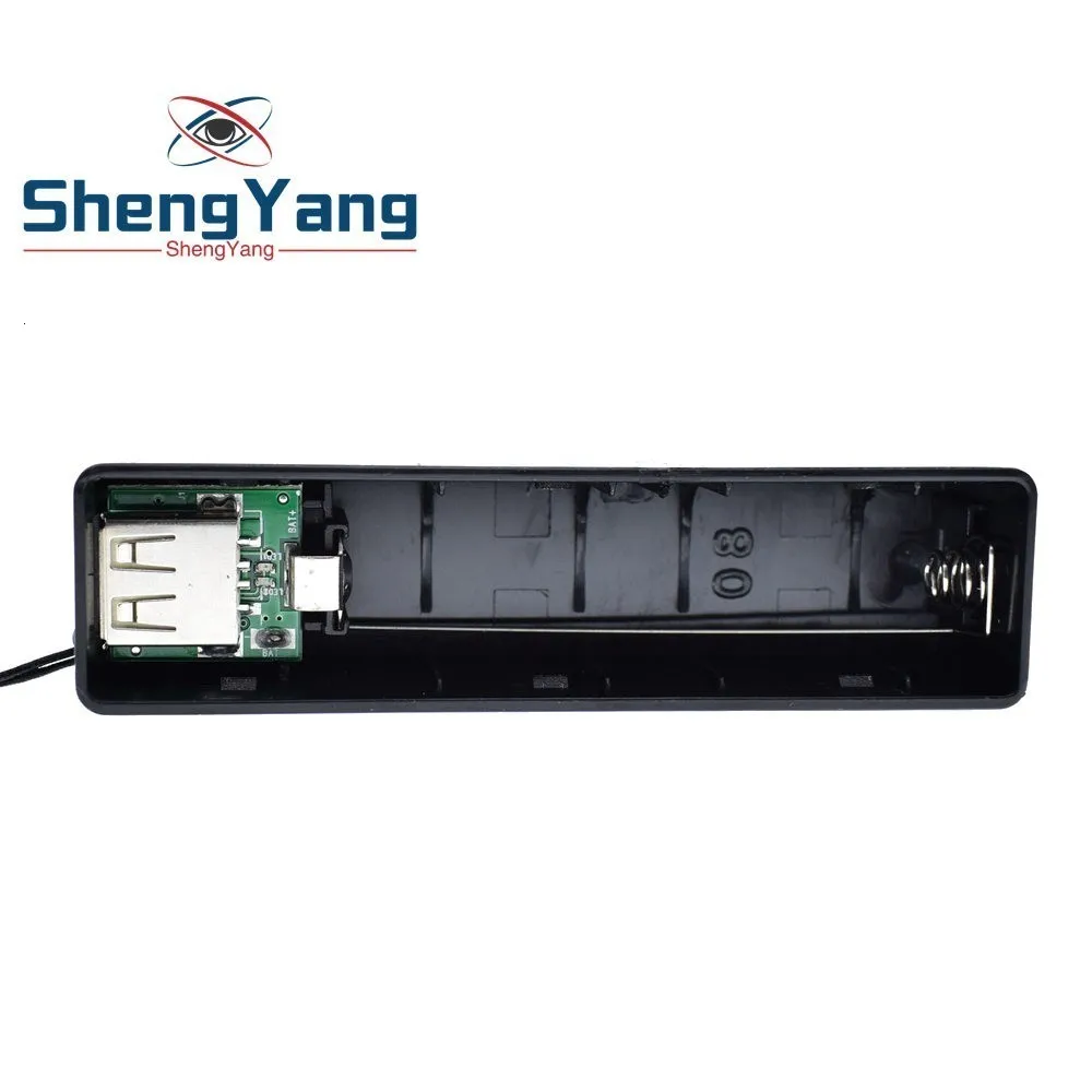 ShengYang USB power Bank чехол Комплект 18650 зарядное устройство DIY Box Shell Kit черный